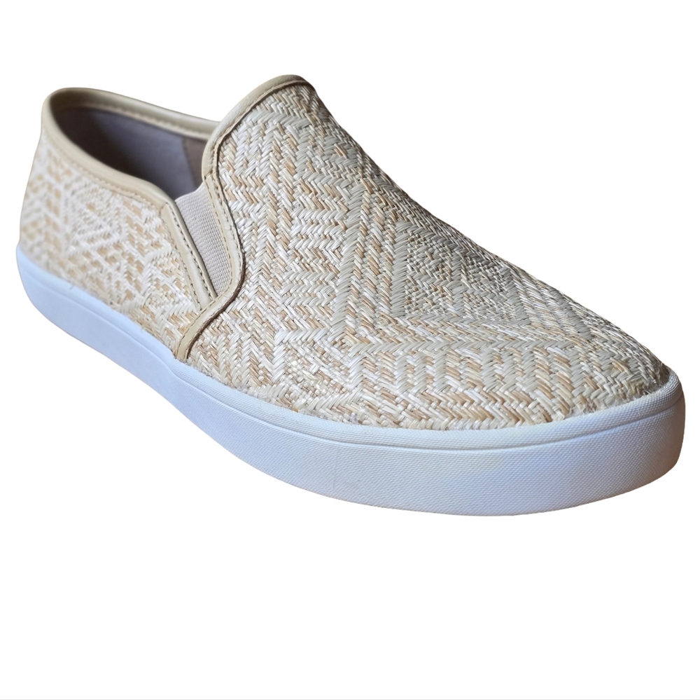 Alex+Alex Tan Slip-On Shoes w/ Woven Uppers -- Size 7